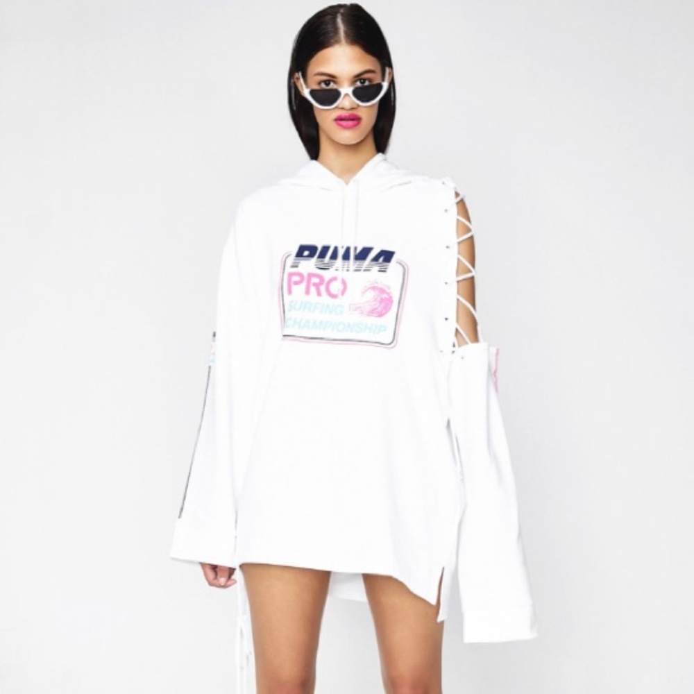 Fenty puma side laced hoodie